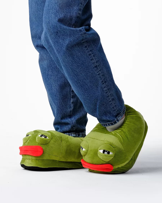 Pepe Kurbağa Peluş Terlik