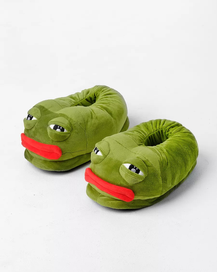Pepe Kurbağa Peluş Terlik